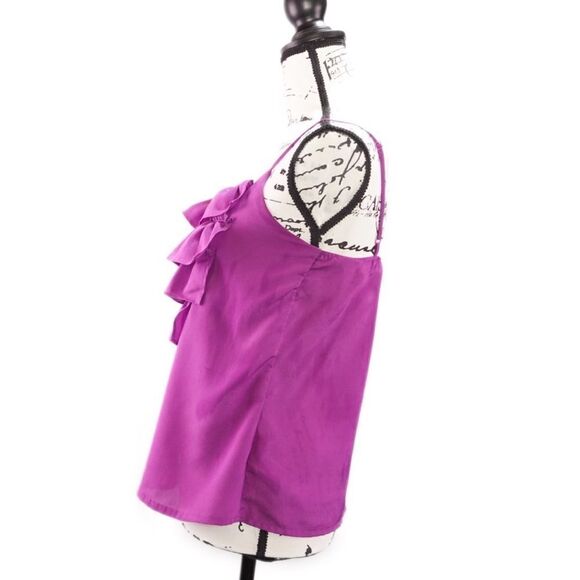 Forever21 Purple Ruffled Spaghetti Strap Top - Picture 4 of 6